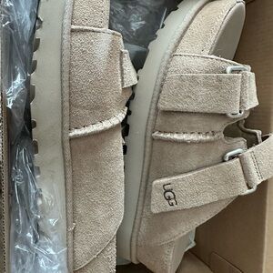 UGG Kids Tan Slippers